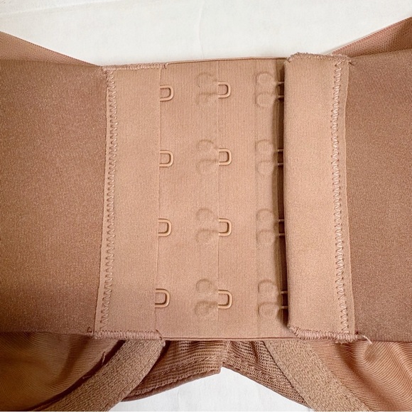 Skims No Show Unlined Balconette Bra Size 34DDD 34F Jasper Mesh Two Toned Brown - Picture 6 of 12